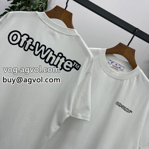 超目玉 OFF-WHITEコピー 2022 半袖Tシャツ ムダな装飾を排したデザイン オフホワイトコピー