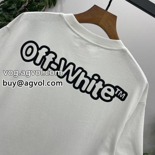 超目玉 OFF-WHITEコピー 2022 半袖Tシャツ ムダな装飾を排したデザイン オフホワイトコピー