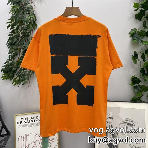 落ち着いた感覚 OFF-WHITEコピー 2色可選 オフホワイトコピー 大好評 半袖Tシャツ 2022