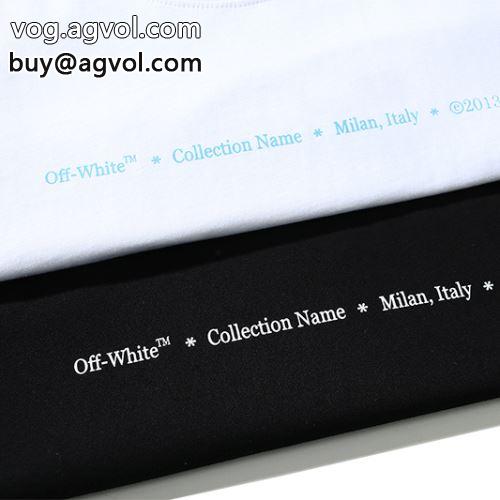 セレブ風 2022 肌触りの気持ちい〜 2色可選  OFF-WHITEコピー  オフホワイトコピー 半袖Tシャツ