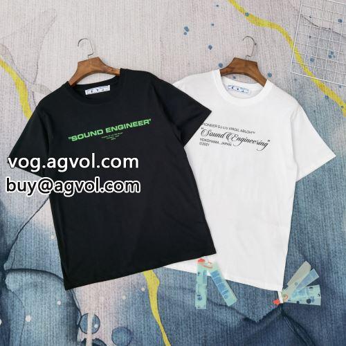 おすすめ/オススメ 2色可選 オフホワイトコピー 吸汗性に優れ 半袖Tシャツ OFF-WHITEコピー 2022