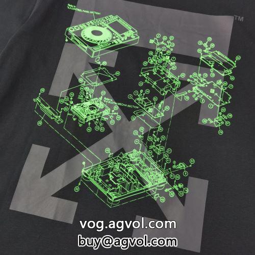 おすすめ/オススメ 2色可選 オフホワイトコピー 吸汗性に優れ 半袖Tシャツ OFF-WHITEコピー 2022