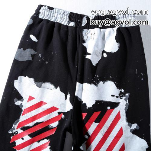 オフホワイトコピー ジーンズ スエットパンツ 2色可選 伸縮性のある OFF-WHITEコピー ビーチパンツ 2022