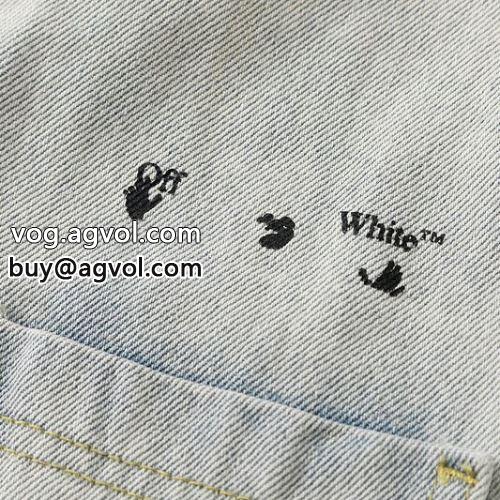 2022 復古して古い デニムジャケット オフホワイトコピー OFF-WHITEコピー 注目のアイテム