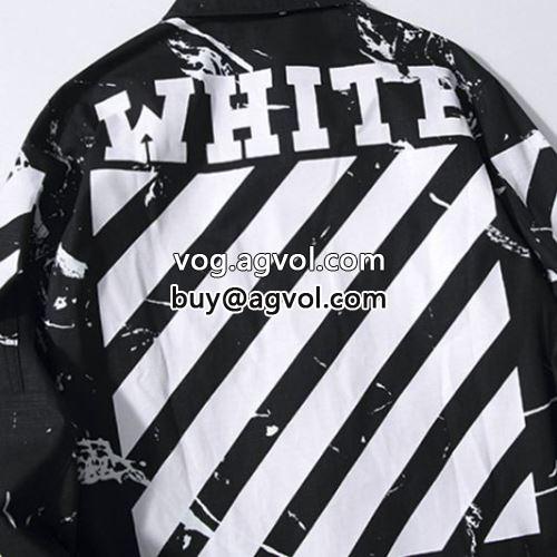 OFF-WHITEコピー 2022 確定となる上品 パーカー デニムジャケット オフホワイトコピー