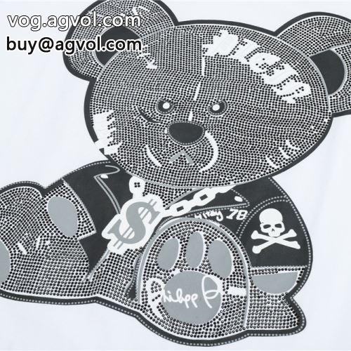 小さめ おしゃれ かわいい 人気 軽い フィリッププレイン PHILIPP PLEIN 2022春夏 半袖Tシャツ PHILIPP PLEINコピーブランド 快適な着心地 2色可選