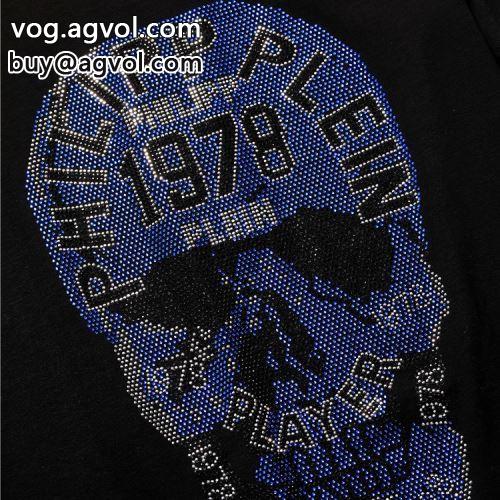 売れ筋のいい 2022春夏 半袖Tシャツ PHILIPP PLEINスーパーコピー 着心地満点 フィリッププレイン PHILIPP PLEIN