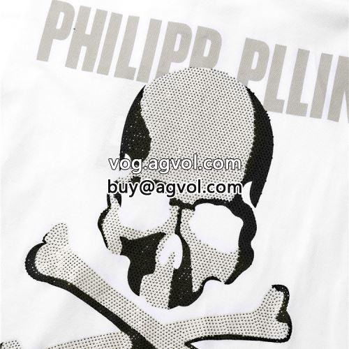 半袖Tシャツ 落ち着いた感覚 フィリッププレイン PHILIPP PLEIN 2022春夏 PHILIPP PLEINブランド 偽物 通販 2色可選