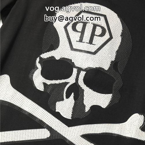 フィリッププレイン PHILIPP PLEIN 高級感ある 2022春夏 半袖Tシャツ PHILIPP PLEINスーパーコピー 人気ランキング 2色可選