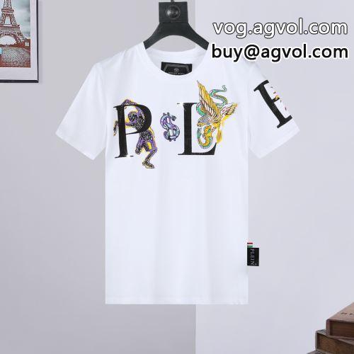 通気性に優れた 2色可選フィリッププレイン PHILIPP PLEIN 2022春夏 半袖Tシャツ PHILIPP PLEINブランドコピー 入手困難！