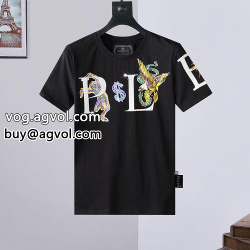 通気性に優れた 2色可選フィリッププレイン PHILIPP PLEIN 2022春夏 半袖Tシャツ PHILIPP PLEINブランドコピー 入手困難！