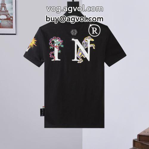 通気性に優れた 2色可選フィリッププレイン PHILIPP PLEIN 2022春夏 半袖Tシャツ PHILIPP PLEINブランドコピー 入手困難！