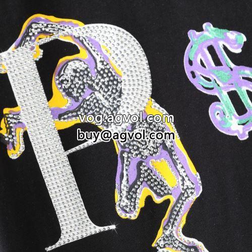 通気性に優れた 2色可選フィリッププレイン PHILIPP PLEIN 2022春夏 半袖Tシャツ PHILIPP PLEINブランドコピー 入手困難！