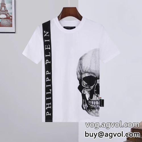 素敵 2022春夏 フィリッププレイン PHILIPP PLEIN 半袖Tシャツ フィリッププレインコピー ブランド 2色可選