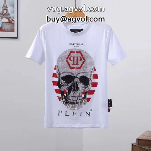 雑誌掲載アイテム 2022春夏 半袖Tシャツ フィリッププレイン PHILIPP PLEIN フィリッププレインスーパーコピー 激安 2色可選