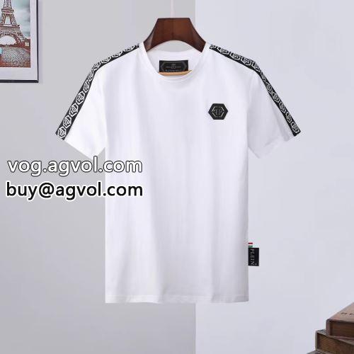 フィリッププレイン PHILIPP PLEIN 2022春夏 今からの季節にピッタリ！ 半袖Tシャツ フィリッププレイン偽物ブランド 2色可選