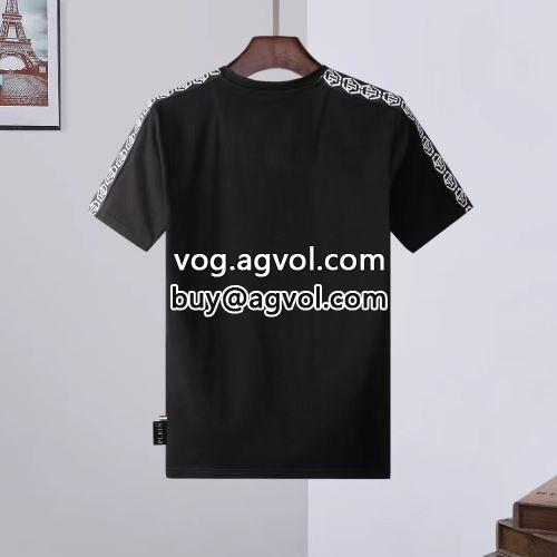 フィリッププレイン PHILIPP PLEIN 2022春夏 今からの季節にピッタリ！ 半袖Tシャツ フィリッププレイン偽物ブランド 2色可選