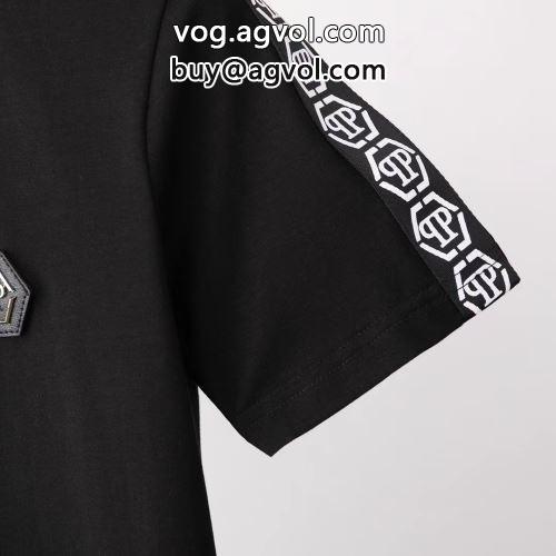 フィリッププレイン PHILIPP PLEIN 2022春夏 今からの季節にピッタリ！ 半袖Tシャツ フィリッププレイン偽物ブランド 2色可選