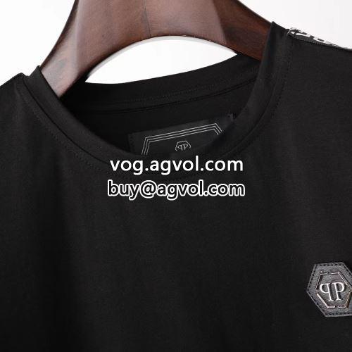 フィリッププレイン PHILIPP PLEIN 2022春夏 今からの季節にピッタリ！ 半袖Tシャツ フィリッププレイン偽物ブランド 2色可選