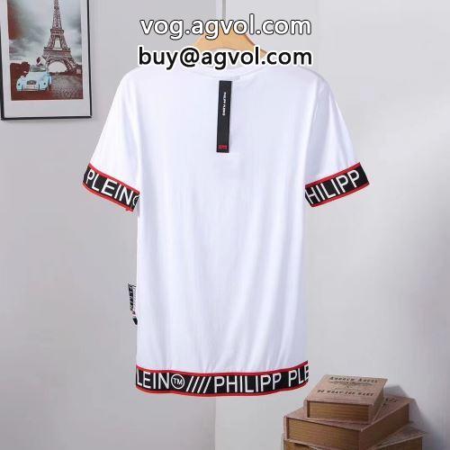 上質 フィリッププレイン PHILIPP PLEIN 2022春夏 半袖Tシャツ フィリッププレインブランドコピー 2色可選