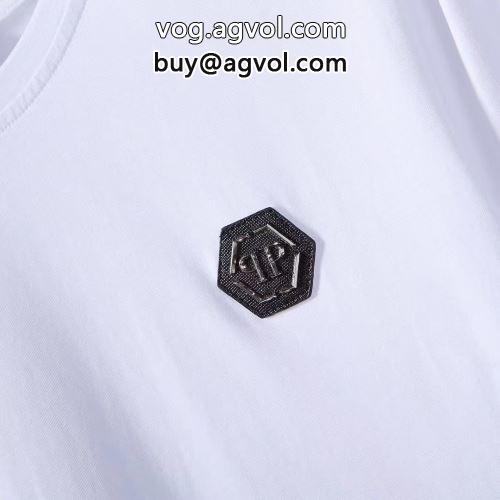 上質 フィリッププレイン PHILIPP PLEIN 2022春夏 半袖Tシャツ フィリッププレインブランドコピー 2色可選