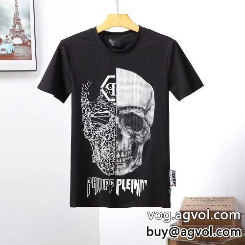 2022春夏 半袖Tシャツ PHILIPP PLEINコピー 2色可選 大人キレイに仕立てる フィリッププレイン PHILIPP PLEIN