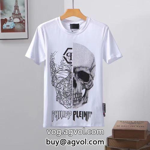 2022春夏 半袖Tシャツ PHILIPP PLEINコピー 2色可選 大人キレイに仕立てる フィリッププレイン PHILIPP PLEIN