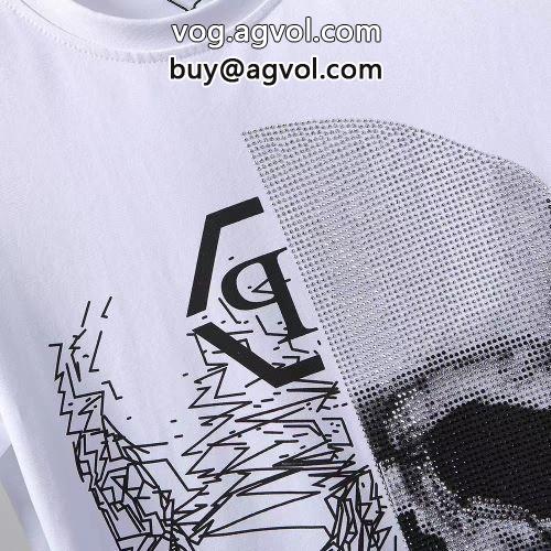2022春夏 半袖Tシャツ PHILIPP PLEINコピー 2色可選 大人キレイに仕立てる フィリッププレイン PHILIPP PLEIN