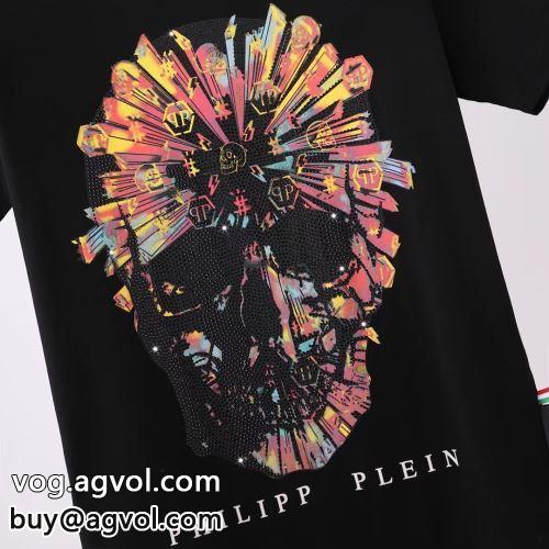 フィリッププレイン PHILIPP PLEIN 2022春夏 愛らしさ抜群！ 半袖Tシャツ PHILIPP PLEINコピー ブランド 2色可選