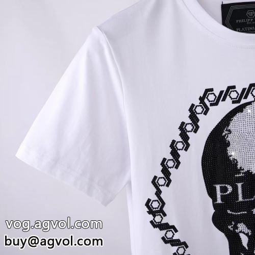 2022春夏 半袖Tシャツ お洒落自在 フィリッププレイン PHILIPP PLEINブランド 偽物 通販 2色可選