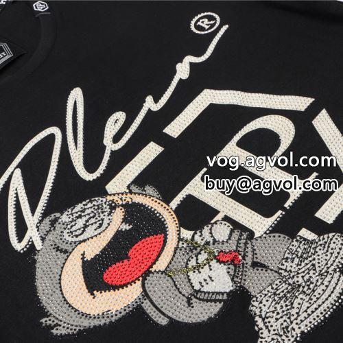 セレブ風 フィリッププレイン PHILIPP PLEIN 2022春夏 半袖Tシャツ PHILIPP PLEINブランドスーパーコピー 2色可選