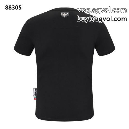 セレブ風 フィリッププレイン PHILIPP PLEIN 2022春夏 半袖Tシャツ PHILIPP PLEINブランドスーパーコピー 2色可選