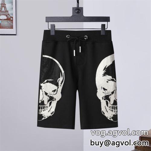 お洒落な存在感 フィリッププレイン PHILIPP PLEIN 2022春夏 半袖Tシャツ セットアップ上下 フィリッププレインブランド コピー 2色可選