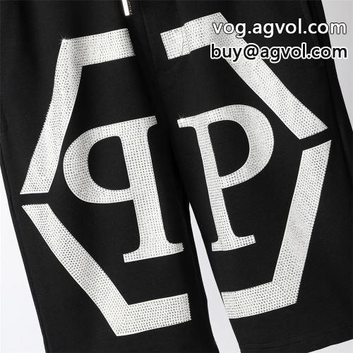目玉商品 2022春夏 半袖Tシャツ セットアップ上下 フィリッププレイン PHILIPP PLEIN フィリッププレインブランド 偽物 通販 2色可選