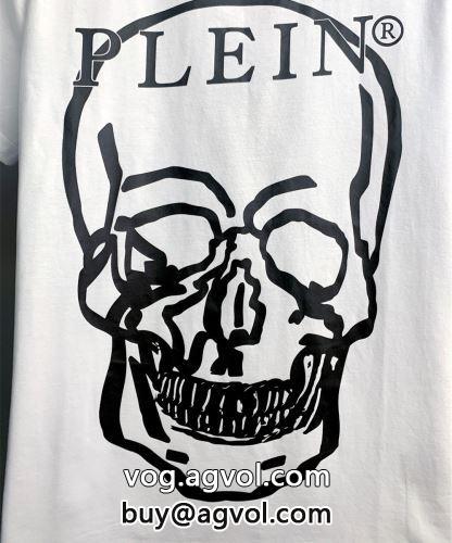 2年以上連続１位獲得 フィリッププレイン PHILIPP PLEIN 2022春夏 半袖Tシャツ PHILIPP PLEINコピー 2色可選
