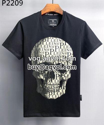 上品に着こなせ 2022春夏 半袖Tシャツ フィリッププレイン PHILIPP PLEINブランド 偽物 通販 2色可選