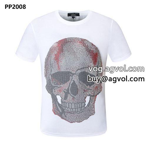 今一番HOTな新品 2022春夏 半袖Tシャツ PHILIPP PLEIN偽物ブランド 5色可選 フィリッププレイン PHILIPP PLEIN