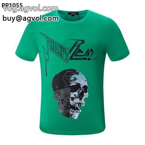 おしゃれに絶大な人気の フィリッププレイン 半袖Tシャツ PHILIPP PLEINブランドスーパーコピー 5色可選