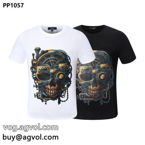 PHILIPP PLEIN 2022春夏に最も需要のある 半袖Tシャツ フィリッププレインコピー 2色可選