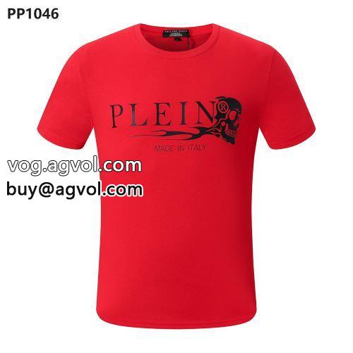半袖Tシャツ 一番人気の新作はこれ 2022春夏 フィリッププレインブランド 偽物 通販 フィリッププレイン PHILIPP PLEIN 5色可選