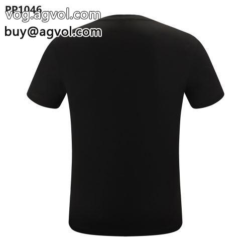 半袖Tシャツ 一番人気の新作はこれ 2022春夏 フィリッププレインブランド 偽物 通販 フィリッププレイン PHILIPP PLEIN 5色可選