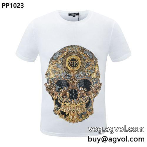 フィリッププレイン PHILIPP PLEIN 2022春夏 半袖Tシャツ 柔らかな質感 フィリッププレインスーパーコピー 2色可選