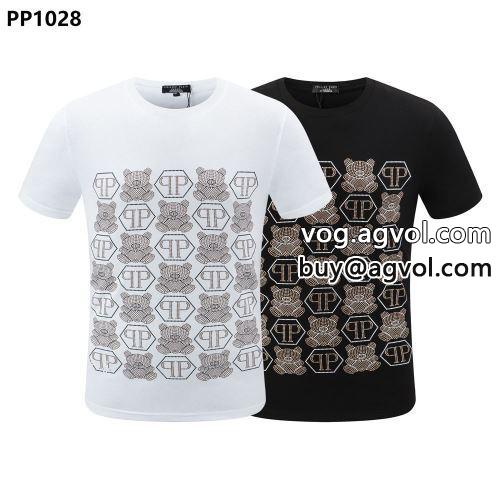 2022春夏 注目のアイテム フィリッププレイン PHILIPP PLEIN 半袖Tシャツ フィリッププレインコピー 強くて分厚い、がっしりしっかりヘビーなウェイトのTシャツ 2色可選