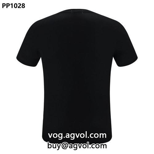 2022春夏 注目のアイテム フィリッププレイン PHILIPP PLEIN 半袖Tシャツ フィリッププレインコピー 強くて分厚い、がっしりしっかりヘビーなウェイトのTシャツ 2色可選