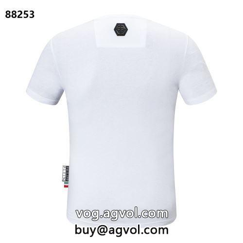 フィリッププレイン偽物ブランド tシャツ 半袖 春 夏 夏服 春服 2色可選 TOPセラー賞受賞！ フィリッププレイン PHILIPP PLEIN 2022春夏 半袖Tシャツ