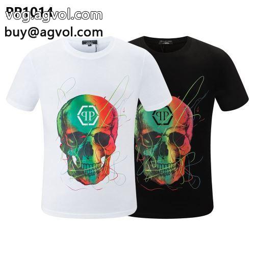 美品！2022春夏 半袖Tシャツ PHILIPP PLEINコピー ブランド 2色可選 フィリッププレイン PHILIPP PLEIN