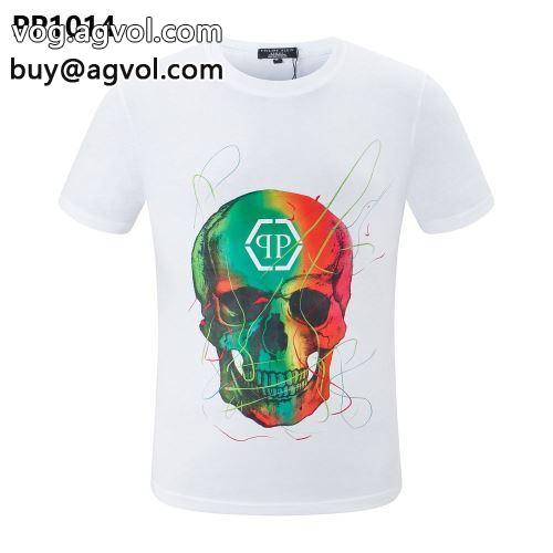 美品！2022春夏 半袖Tシャツ PHILIPP PLEINコピー ブランド 2色可選 フィリッププレイン PHILIPP PLEIN
