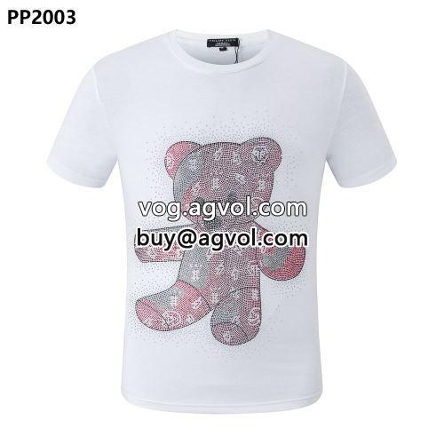 人気商品 フィリッププレイン PHILIPP PLEIN 半袖Tシャツ 2022春夏 PHILIPP PLEINブランドコピー 夏ファッションに必ず大活躍 2色可選
