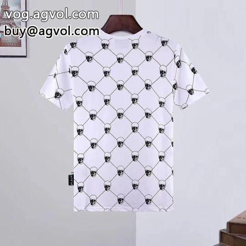 トレンド アメカジ サーフ ストリート 2色可選 大特価 フィリッププレイン PHILIPP PLEIN 2022春夏 半袖Tシャツ フィリッププレインスーパーコピー 激安