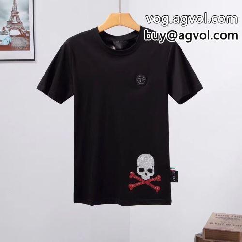 2022春夏 半袖Tシャツ フィリッププレイン偽物ブランド 人気商品 売れ筋 流行 2色可選 超レア フィリッププレイン PHILIPP PLEIN